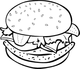 Burger illustration